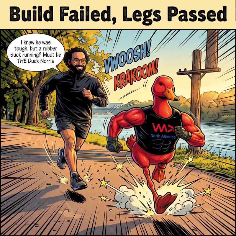 Cover Image for Build Failed, Legs Passed with WeAreDevelopers