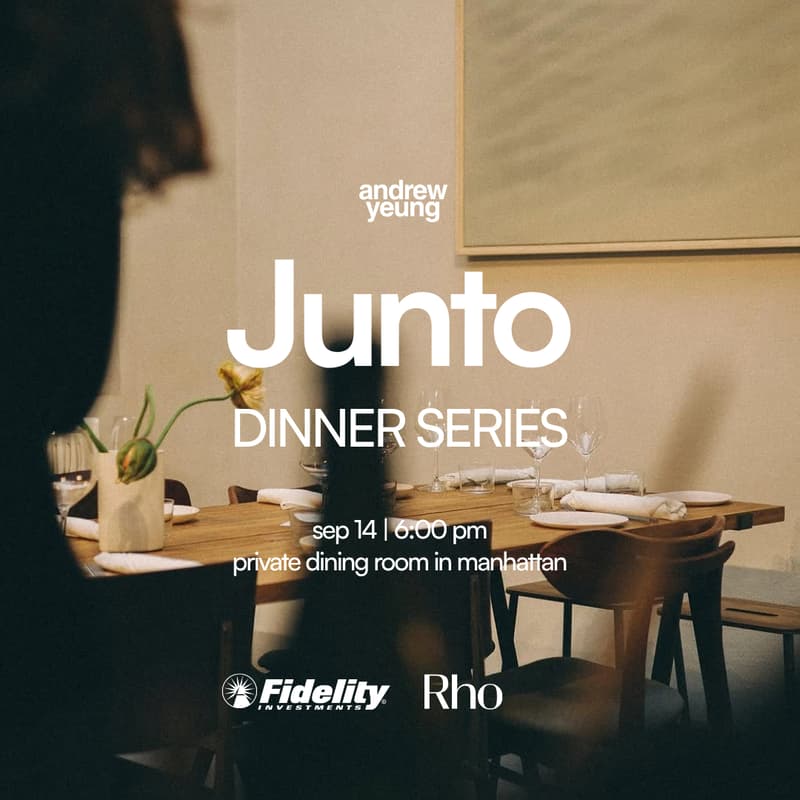 Cover Image for Junto Founder Dinner (Hosted by Andrew & Friends)