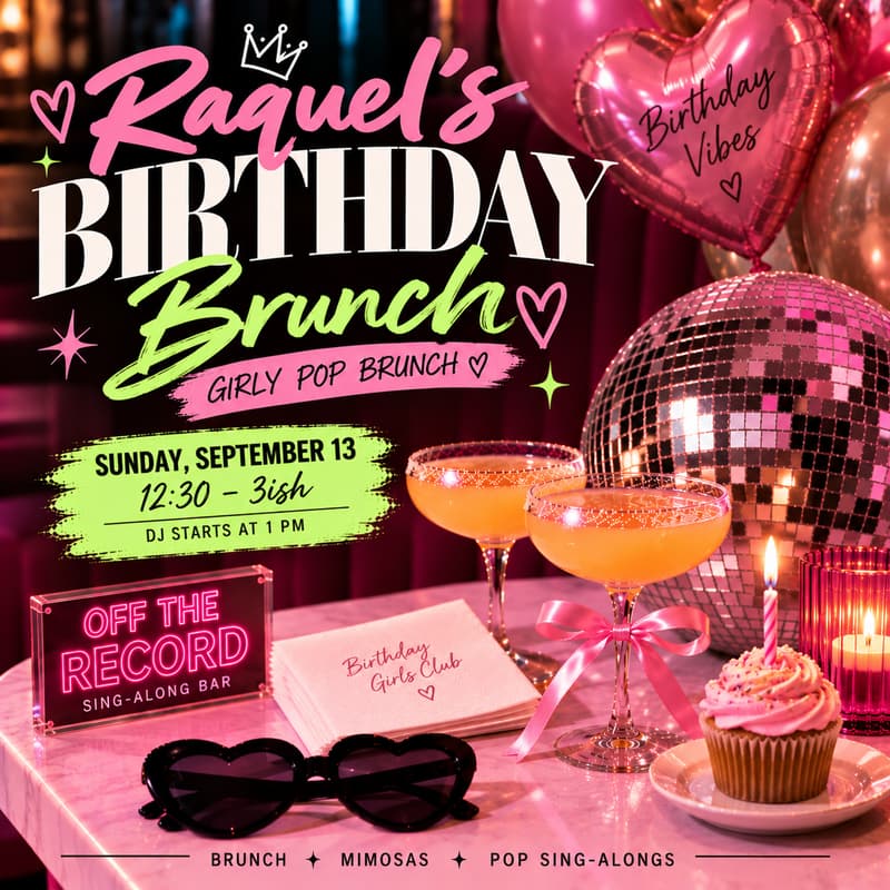 Cover Image for The Birthday Side Quest: Birthday Brunch🎂🥂