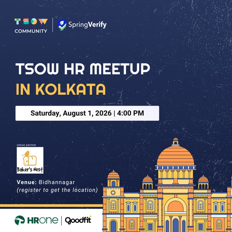 Cover Image for TSOW HR Meetup in Kolkata