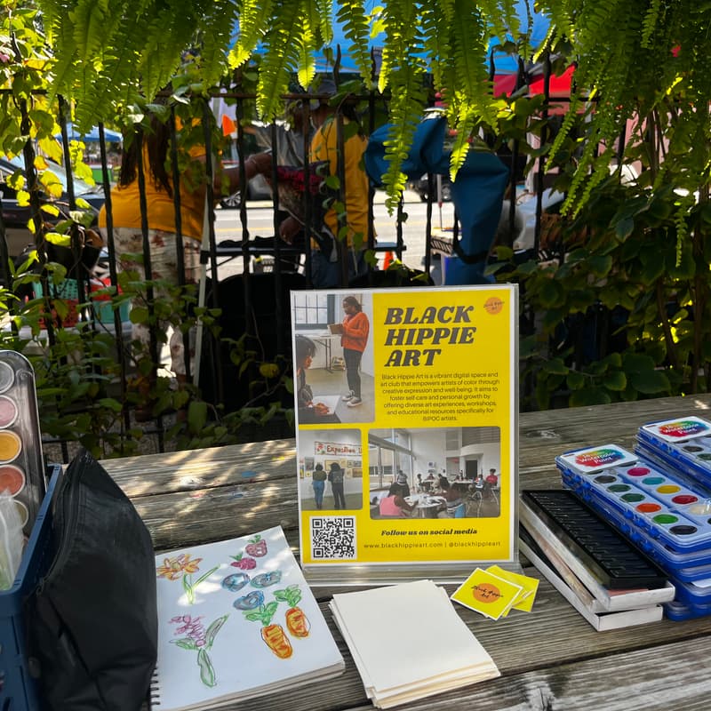 Cover Image for Watercolor Painting Pop Up at Black Farmer’s Market