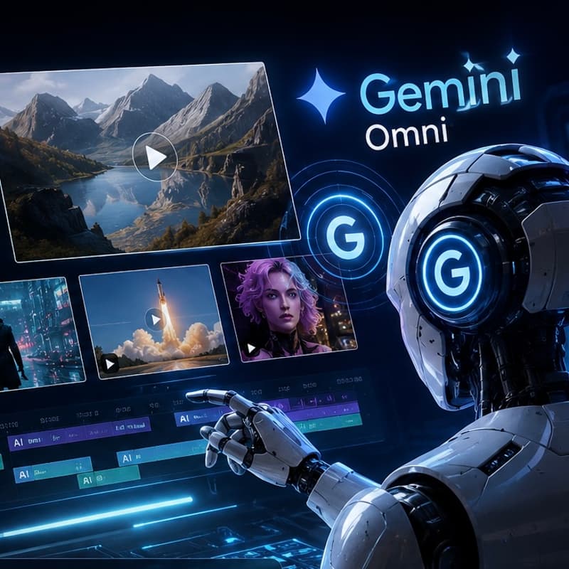 Cover Image for Как создавать вирусные видео с помощью ИИ в 2026: полный разбор Gemini Omni