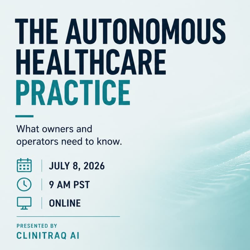 Cover Image for The Autonomous Healthcare Practice. Reclaim 30-40% of Back-Office Costs with AI.