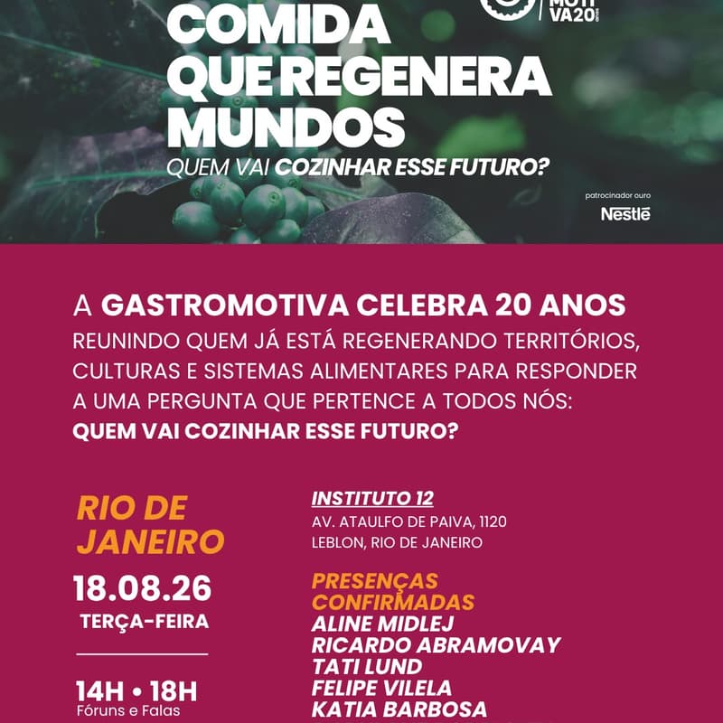Cover Image for Gastromotiva: Comida que regenera mundos