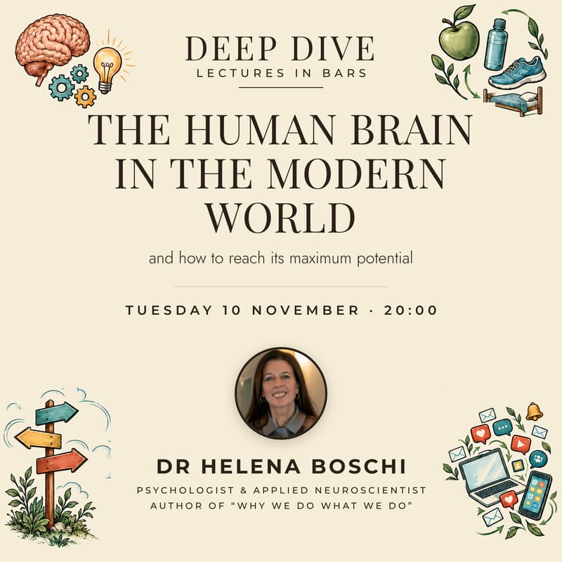 Cover Image for Bar lecture: “Your brain has been hijacked!" – The Human Brain in the Modern World
