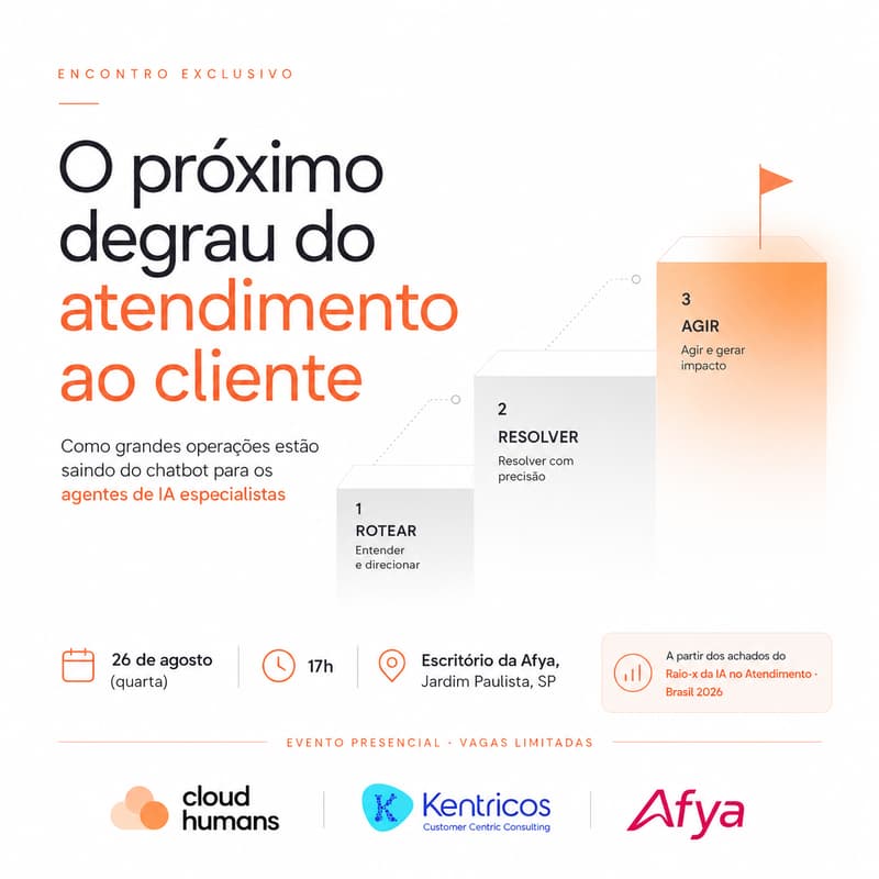 Cover Image for O próximo degrau do atendimento ao cliente: como grandes operações estão saindo do chatbot para os agentes de IA especialistas