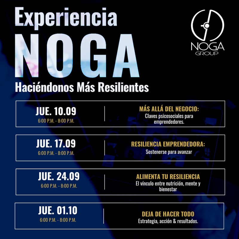 Cover Image for Experiencia NOGA - Haciéndonos más resilientes