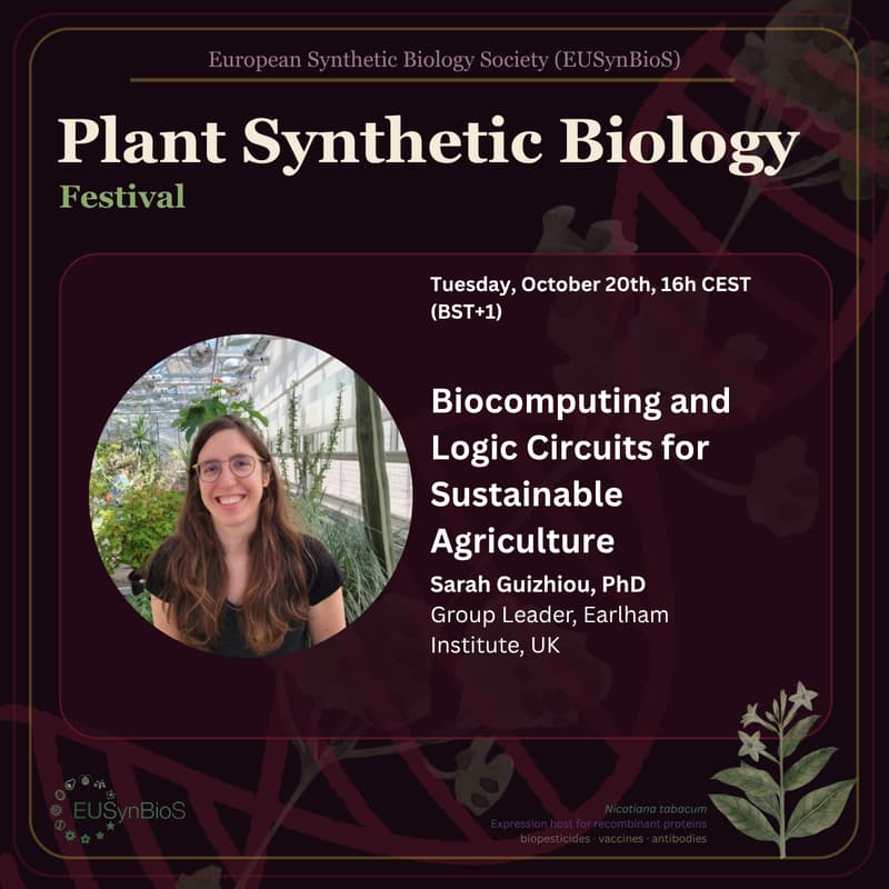 Cover Image for Biocomputing and Logic Circuits for Sustainable Agriculture with Sarah Guizhiou