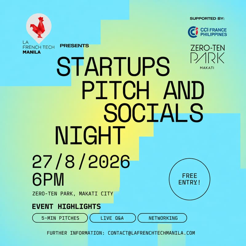 Cover Image for Startups Pitch & Socials Night by La French Tech Manila