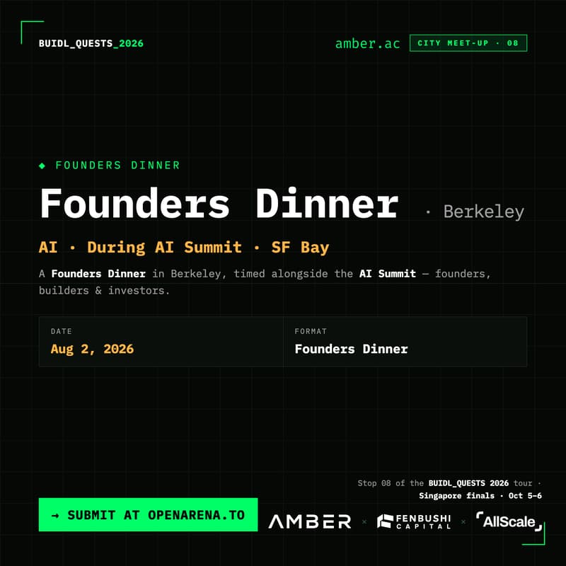 Cover Image for AI Founders & Researcher Dinner at Berkeley Agentic AI Summit