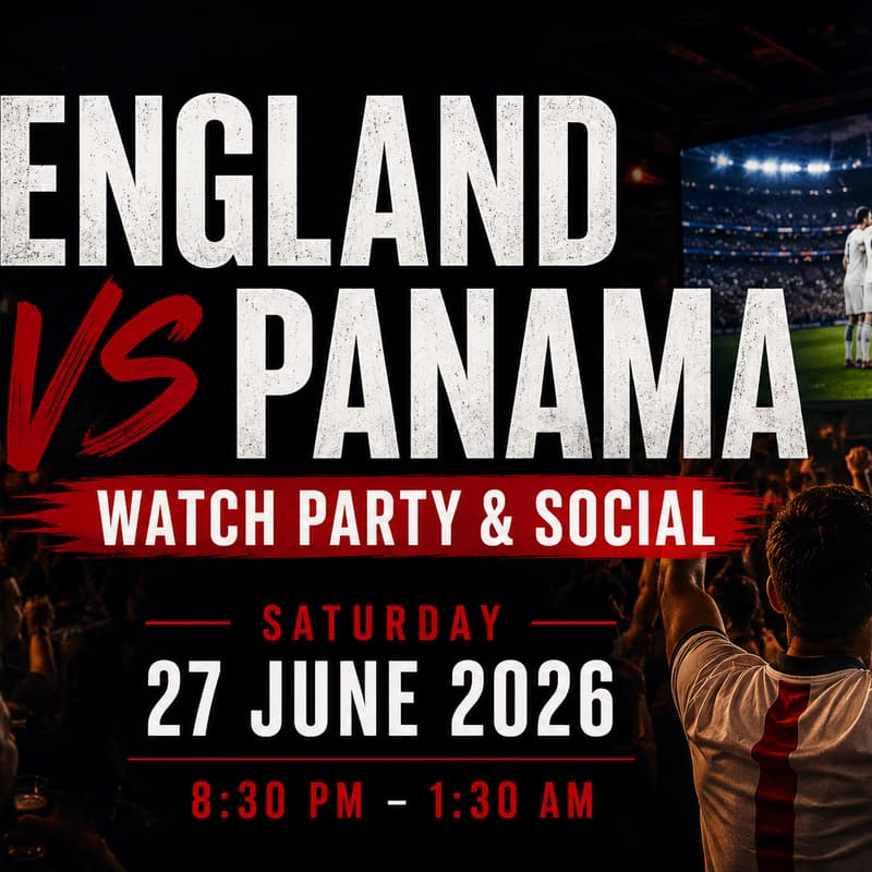 Cover Image for ⚽ England vs Panama | World Cup Watch Party & Social