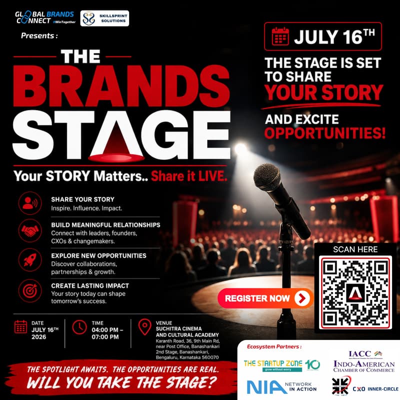 Cover Image for THE BRANDS STAGE, Your STORY Matters.. Share it LIVE