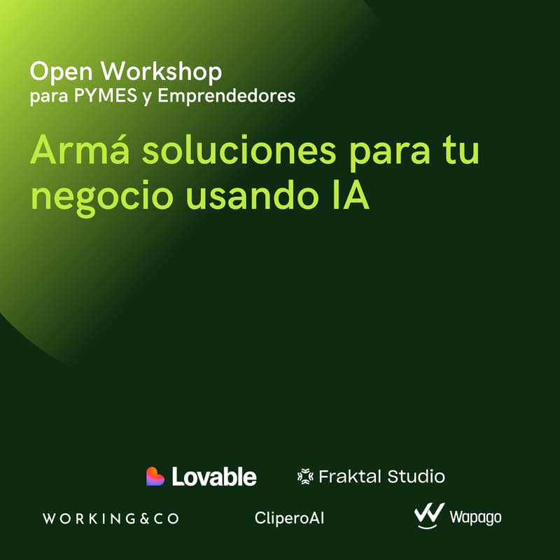 Cover Image for Armá soluciones para tu negocio usando IA con Lovable