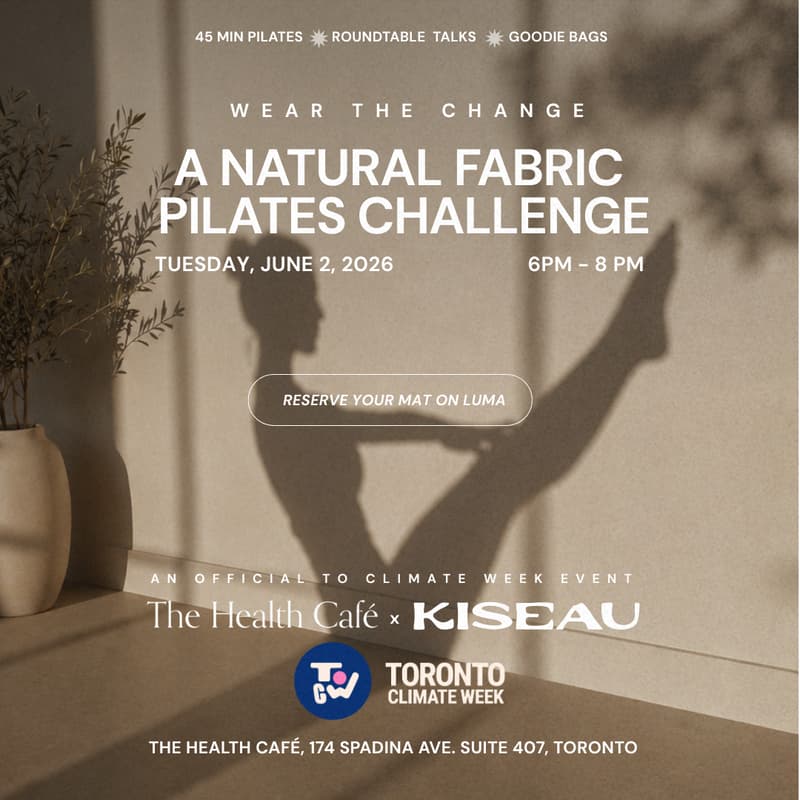 Cover Image for Wear the Change: A Natural Fabric Pilates Challenge | Kiseau x The Health Café