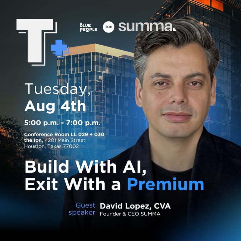 Cover Image for CEOs: Build With AI, Exit With a Premium