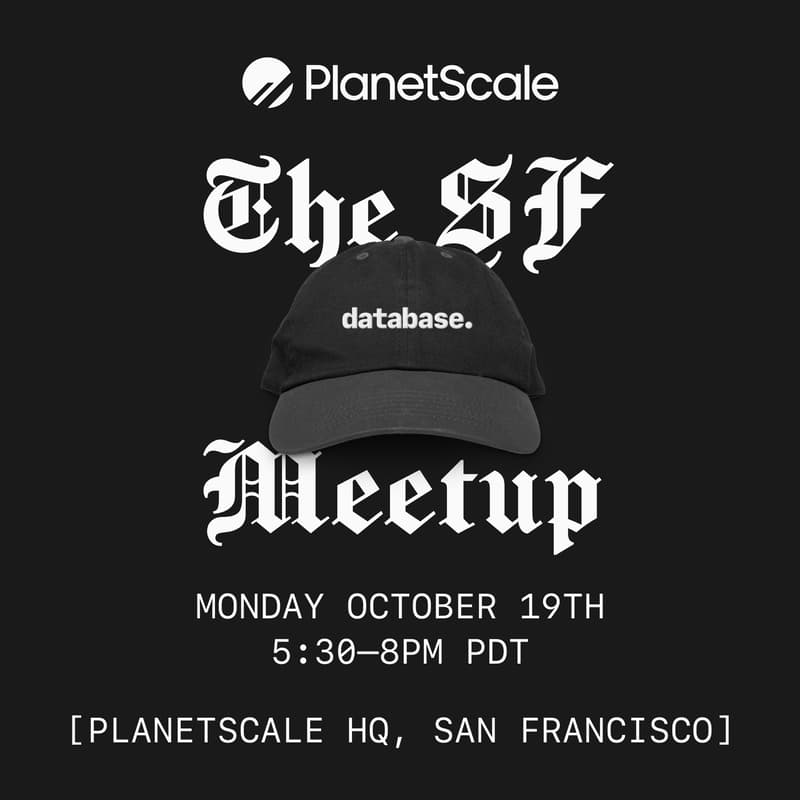 Cover Image for THE SF DATABASE MEETUP: October