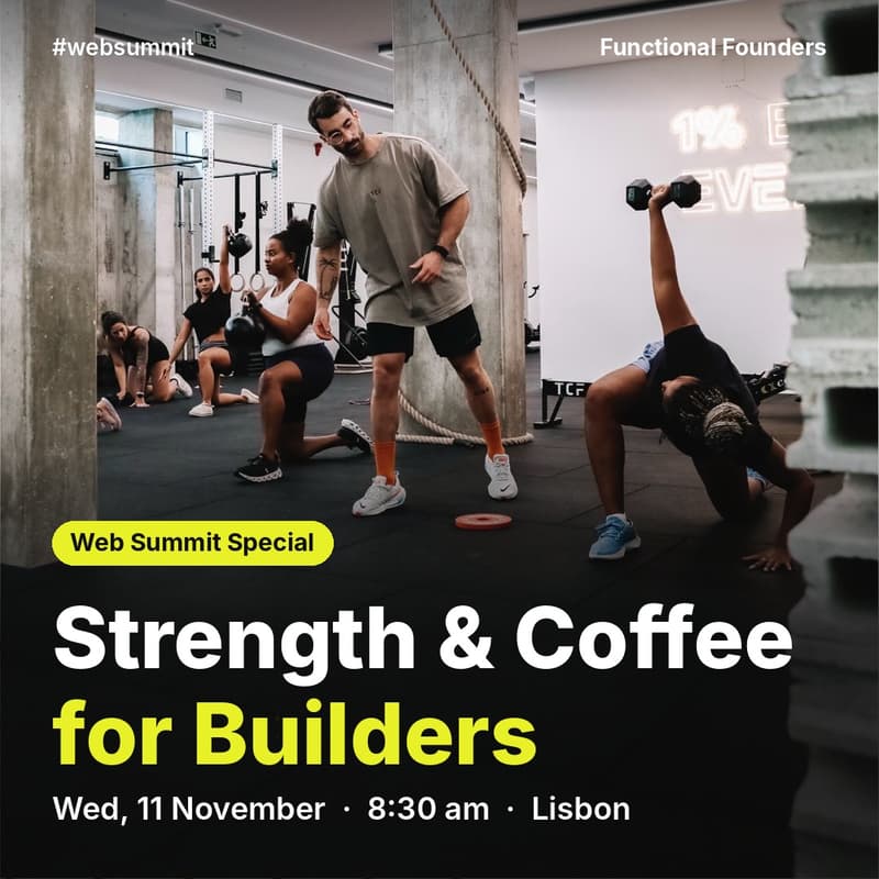 Cover Image for Strength, Coffee & Networking - TCF @ Web Summit