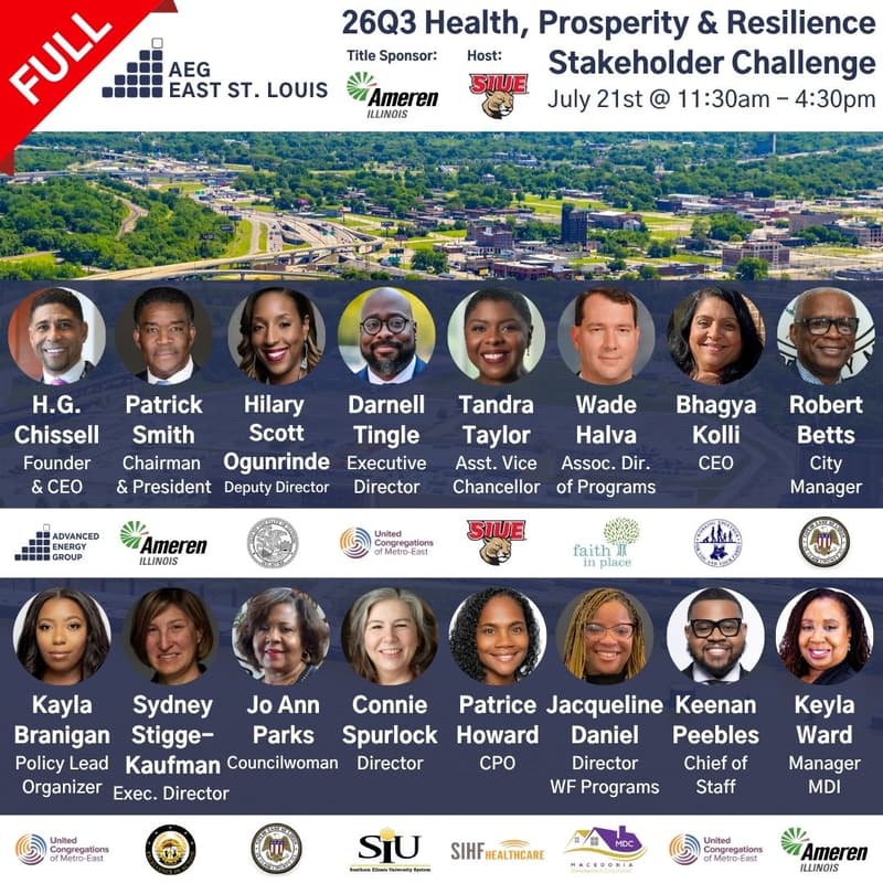 Cover Image for AEG East St. Louis 26Q3 Health, Prosperity & Resilience Stakeholder Challenge