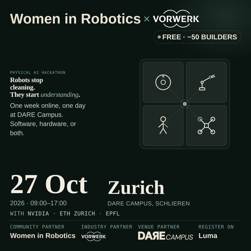Cover Image for The Future of Cleaning Challenge – from Vorwerk & Women in Robotics