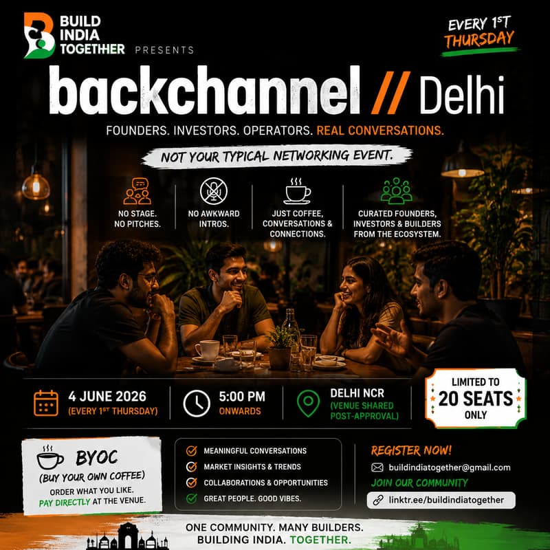 Cover Image for backchannel // Delhi
