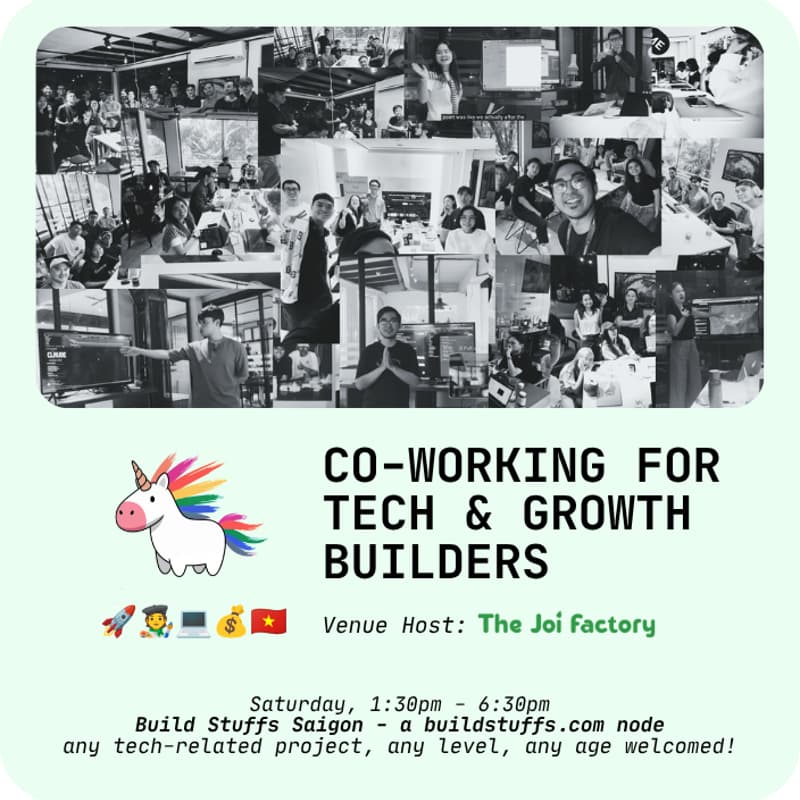 Cover Image for Cowork Showcase for Tech/Growth Builders - BS40