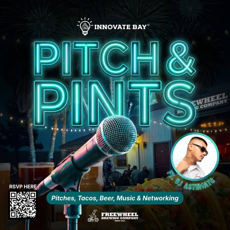 Cover Image for Pitch & Pints 🎤🍻 | Innovate Bay Pitch Night