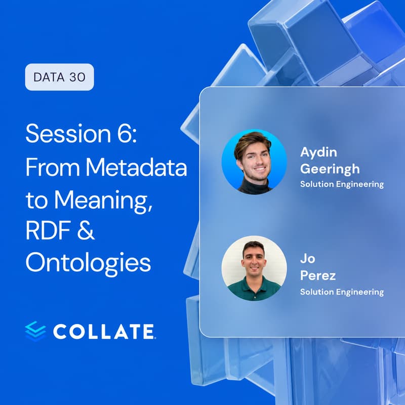 Cover Image for Data30 - Session 6: From Metadata to Meaning, RDF & Ontologies