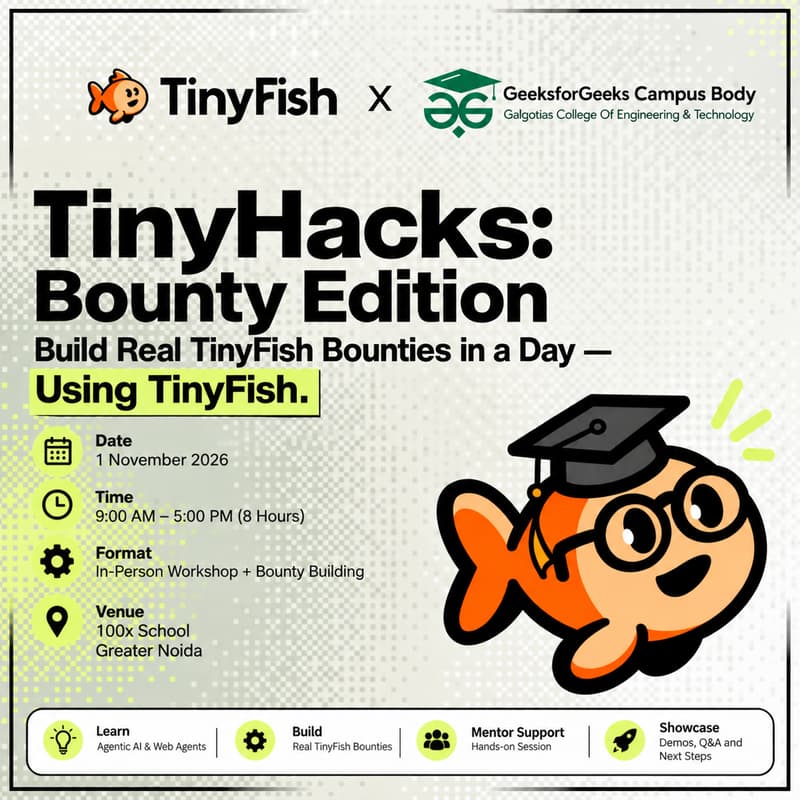 Cover Image for TinyHacks: Bounty Edition