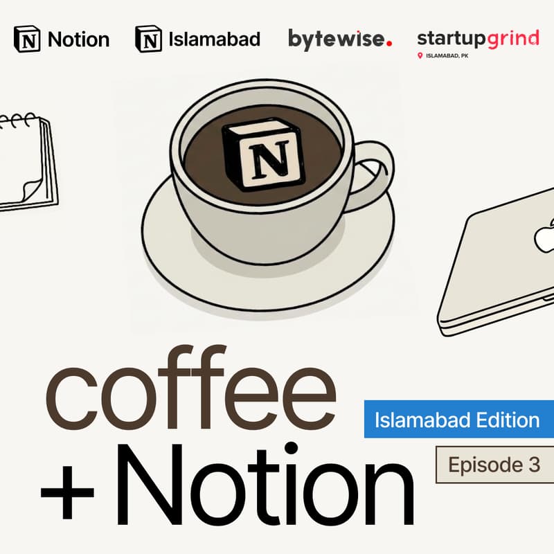 Cover Image for Coffee + Notion: Islamabad