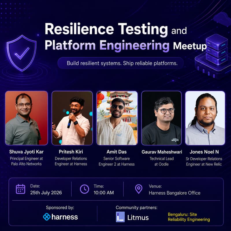 Cover Image for Resilience Testing and Platform Engineering Meetup, 25th July