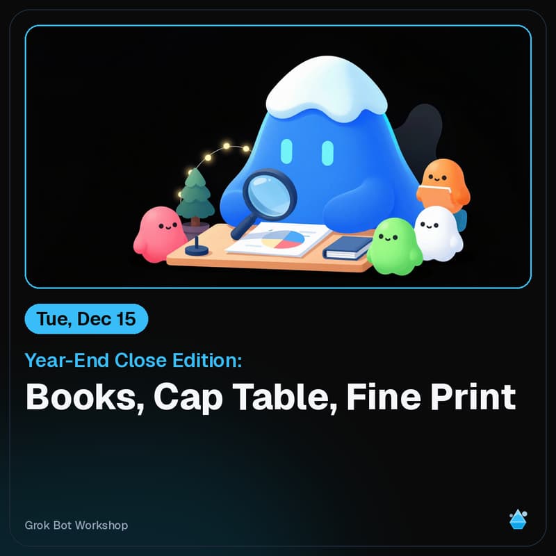 Cover Image for Year-End Close Edition: Books, Cap Table, Fine Print