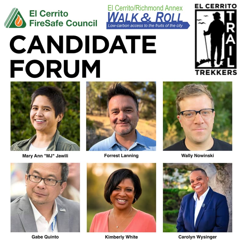 Cover Image for El Cerrito City Council Candidate Forum