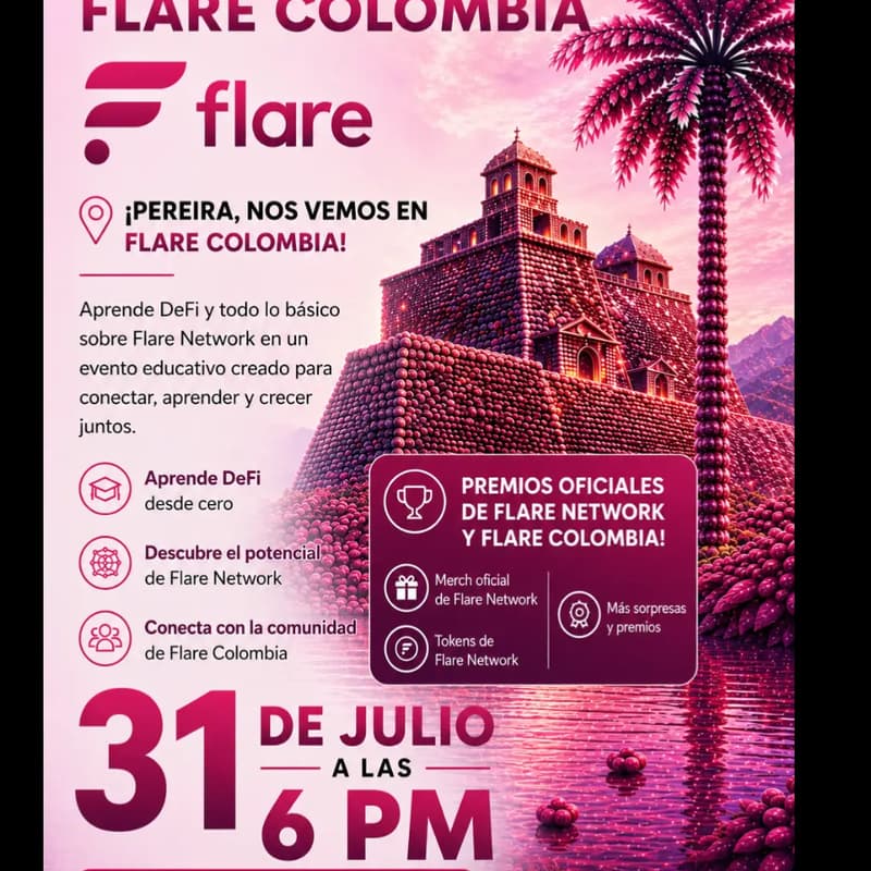 Cover Image for FLARE COLOMBIA CRIPTO "Evento Gratuito"