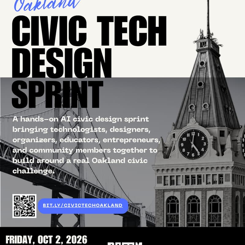 Cover Image for Oakland Tech Week: Civic Tech Design Sprint