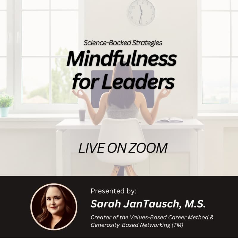 Cover Image for Mindfulness for Leaders