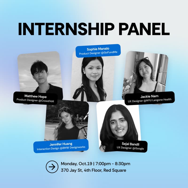 Cover Image for Designer Internship Panel