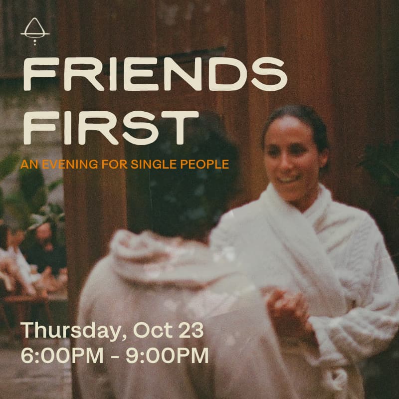 Cover Image for Friend First: An Evening for Single People