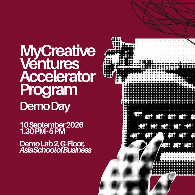 Cover Image for MyCreative Ventures Accelerator Program 2026 - Demo Day
