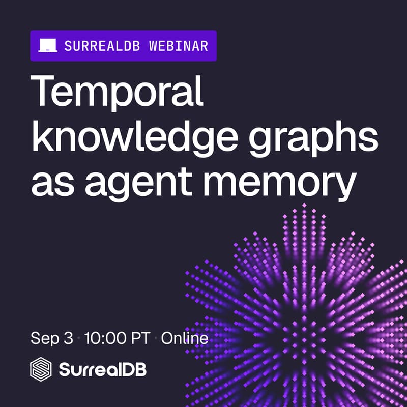 Cover Image for Webinar: Temporal knowledge graphs as agent memory