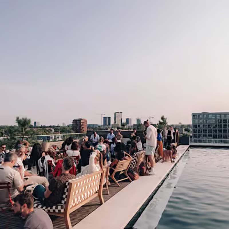 Cover Image for Offline Rooftop, Poolside & Sauna Hangout ✨ | Stretch & Fold