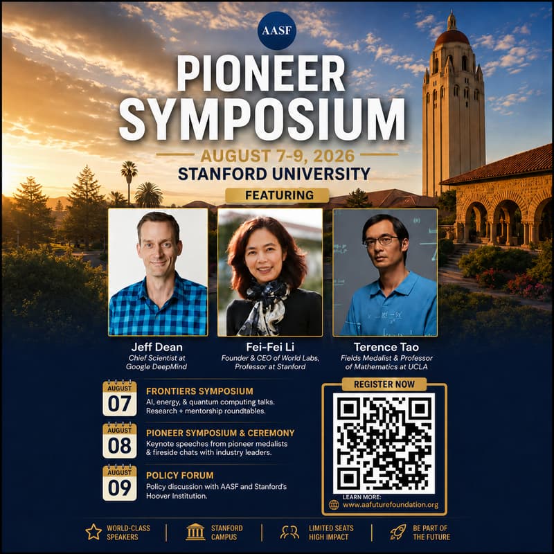 Cover Image for Stanford AASF Frontier & Pioneer Symposium - Aug 7-9