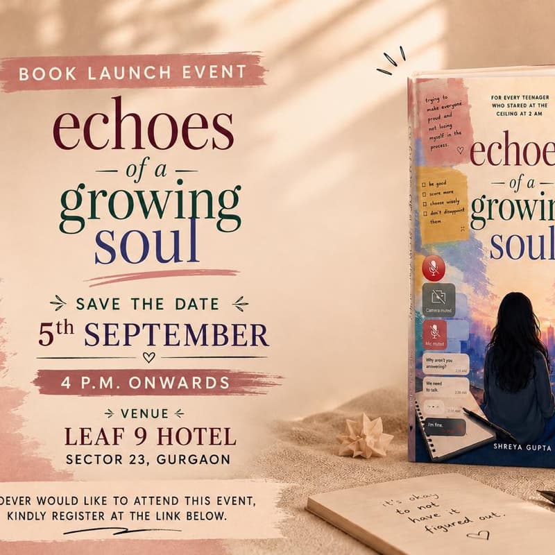 Cover Image for BOOK LAUNCH & TEEN EMPOWERMENT EVENT (Echoes of a Growing Soul)