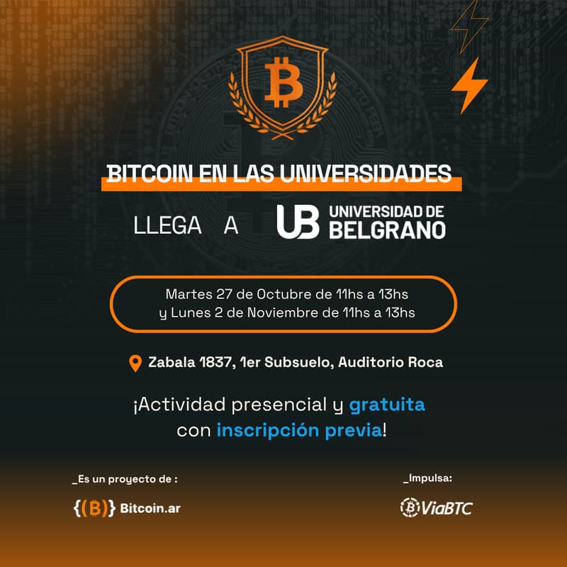 Cover Image for Bitcoin en las Universidades en Universidad de Belgrano
