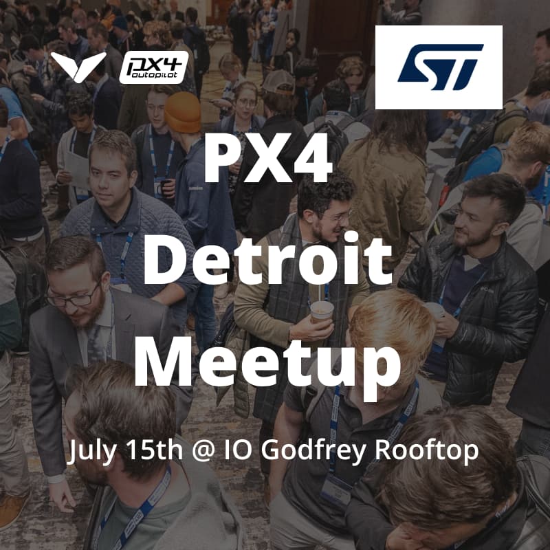 Cover Image for PX4 & STMicroelectronics Detroit Meetup