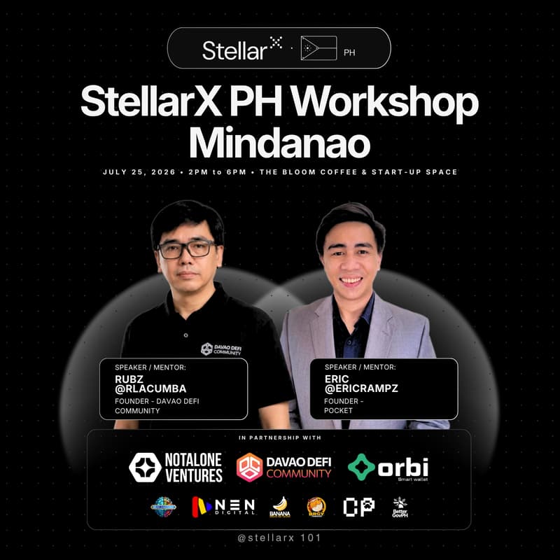 Cover Image for StellarX PH Workshop 2 - Mindanao