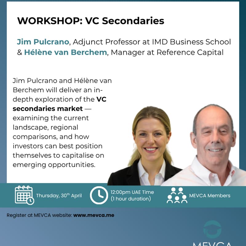 Cover Image for WORKSHOP: VC Secondaries