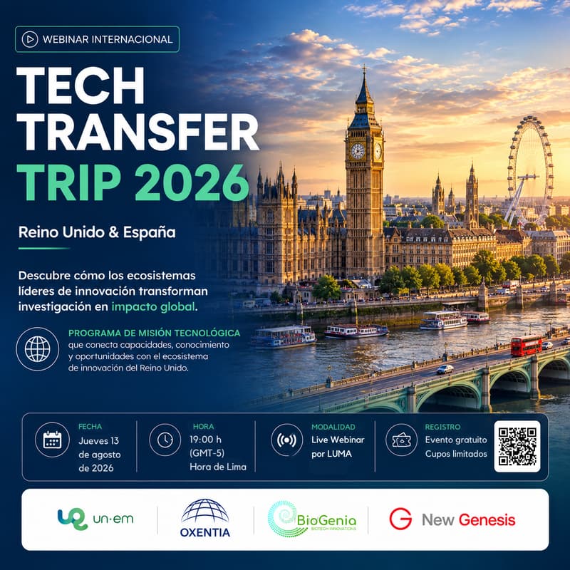 Cover Image for 🚀 Webinar Internacional TECH TRANSFER TRIP 2026