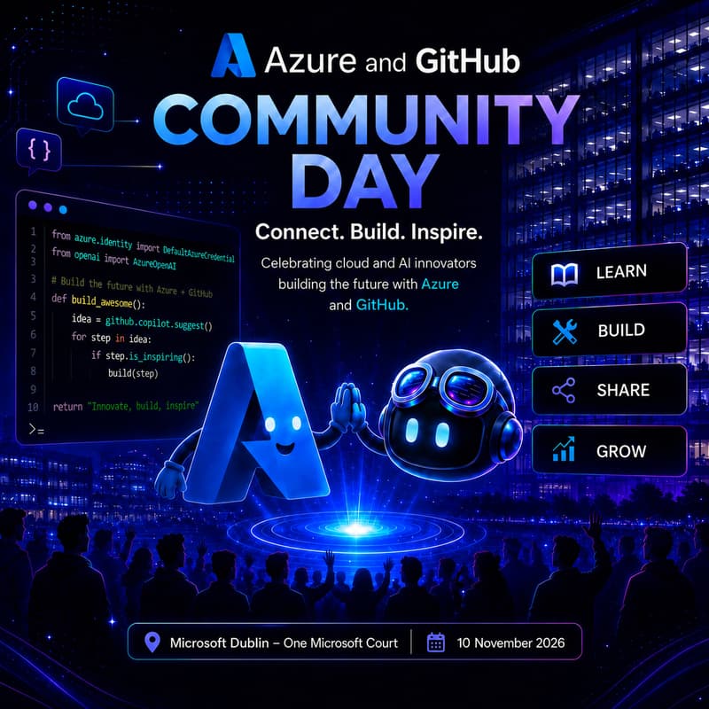 Cover Image for Azure & GitHub Community Day - Dublin