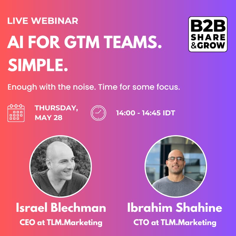 Cover Image for AI for GTM Teams. Simple.
