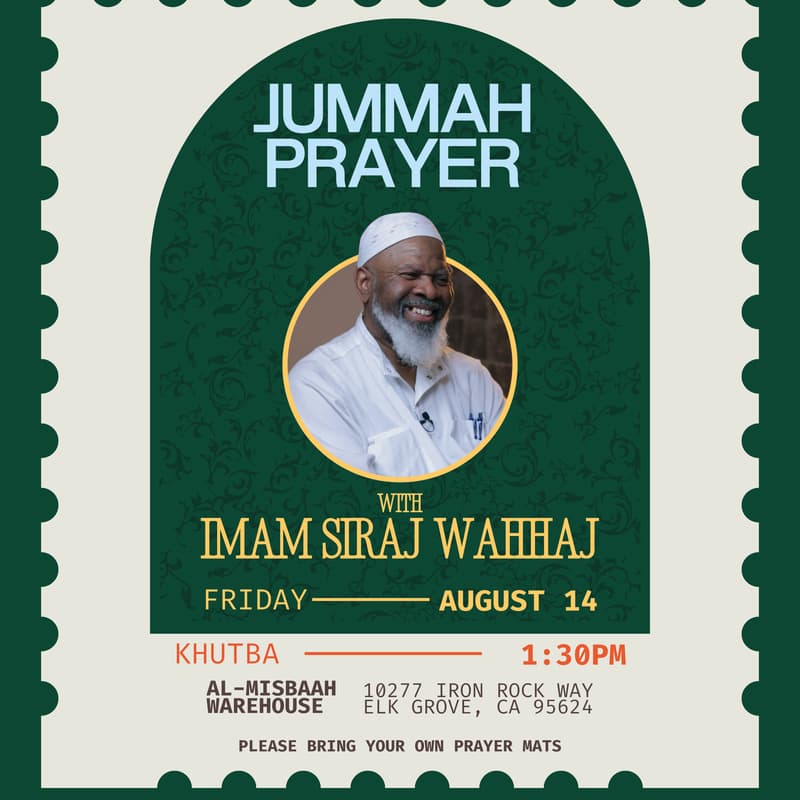 Cover Image for Jummah with Imam Siraj Wahhaj
